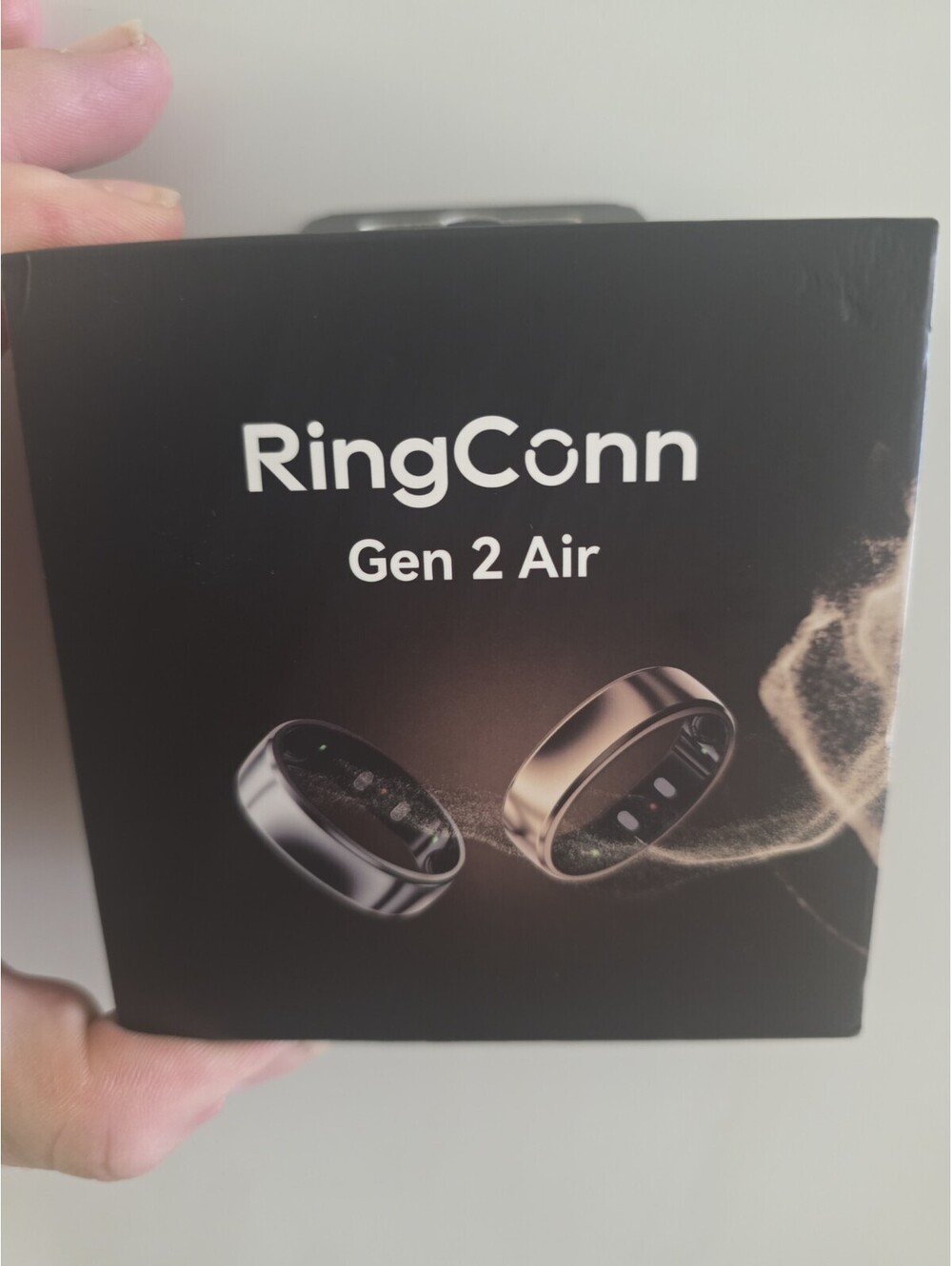 [NEW] RingConn Gen 2 Air Ultra Thin Smart Ring, Size 8 Galaxy Silver